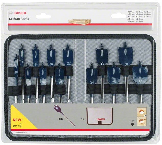 Bosch Self Cut Speed 13-delige Speedborenset - 2608587010