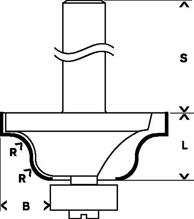 Bosch B Paneelfrees BOS-2608628395