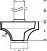 Bosch Rounding profile cutters BOS-2608628471