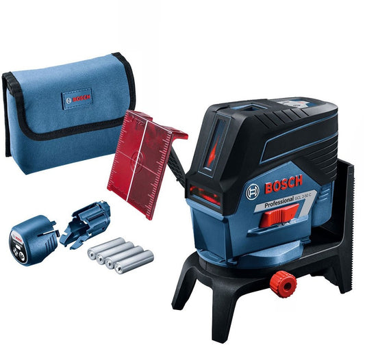 Bosch Blauw GCL C 2-50 C 12V Accu Kruislijnlaser incl. AA adapter - 0601066G00