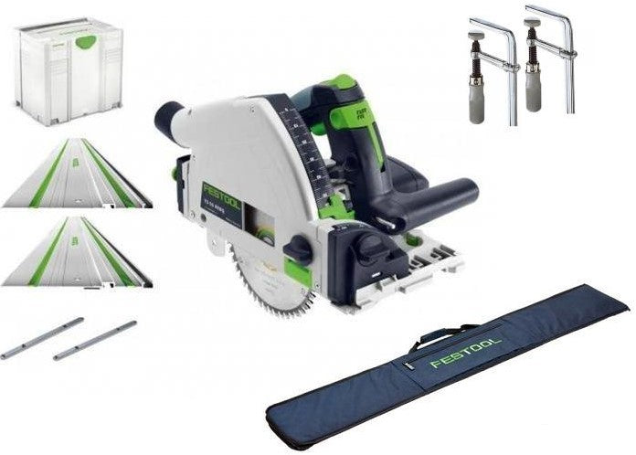 Festool Plunge saw TS 55 REBQ-Plus-FS + Holdall FS-BAG + Screw clamp FSZ 120 SET