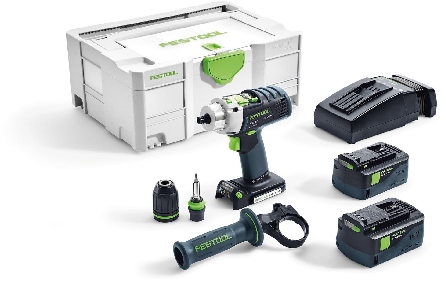 Festool PDC 18/4 Li 5.2 Plus Accu Klopboormachine in Systainer 574702