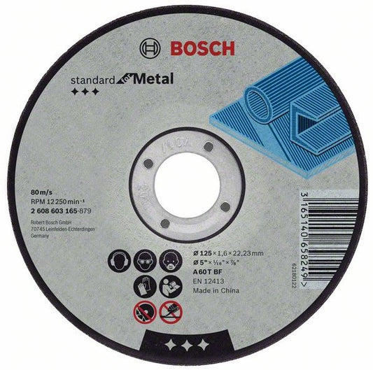 Bosch Standard for Metal Doorslijpschijf gebogen 180.0 millimeter 22.23 millimeter BOS-2608603161