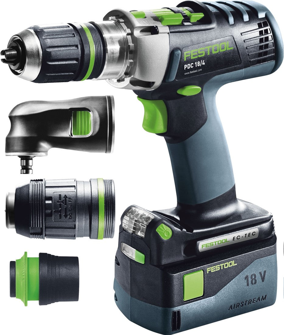 Festool PDC 18/4 Li 5.2 Set XL Cordless Impact Drill 18V 5.2Ah L-Ion in Systainer 574704