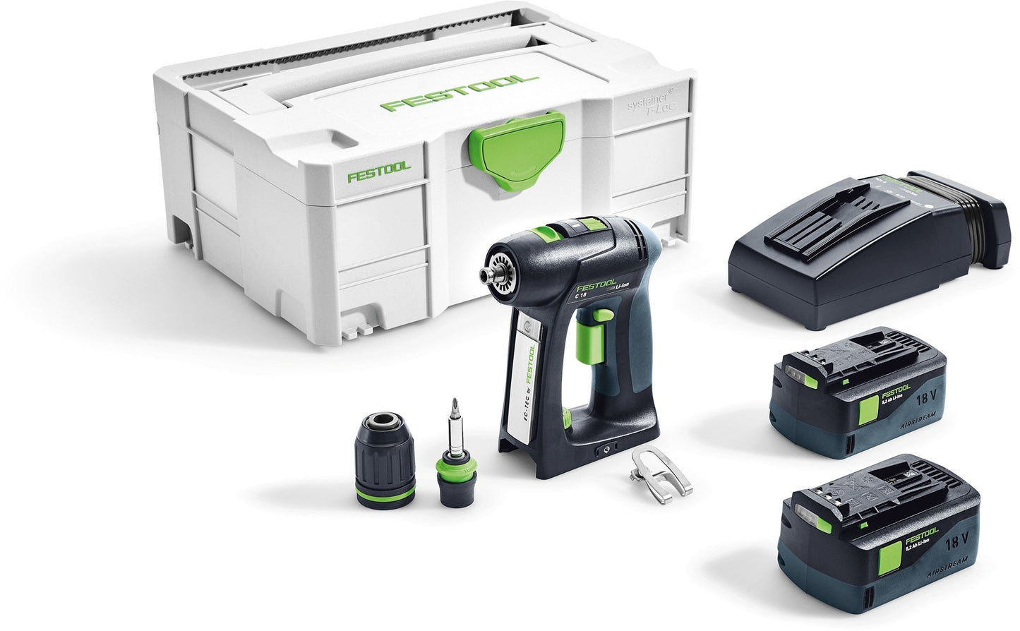 Festool Akku-Bohrschrauber C 18 Li 5,2 Plus im Systainer 574738