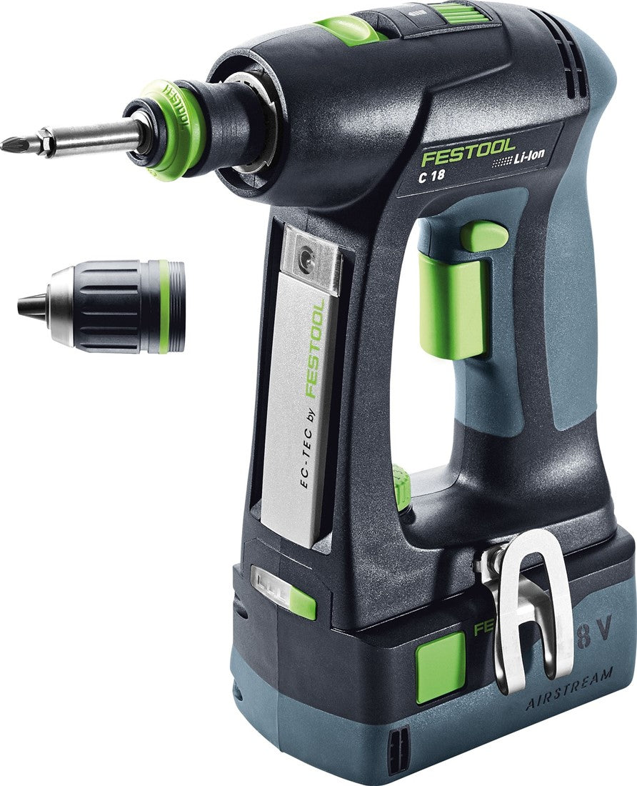 Festool Akku-Bohrschrauber C 18 Li 5,2 Plus im Systainer 574738