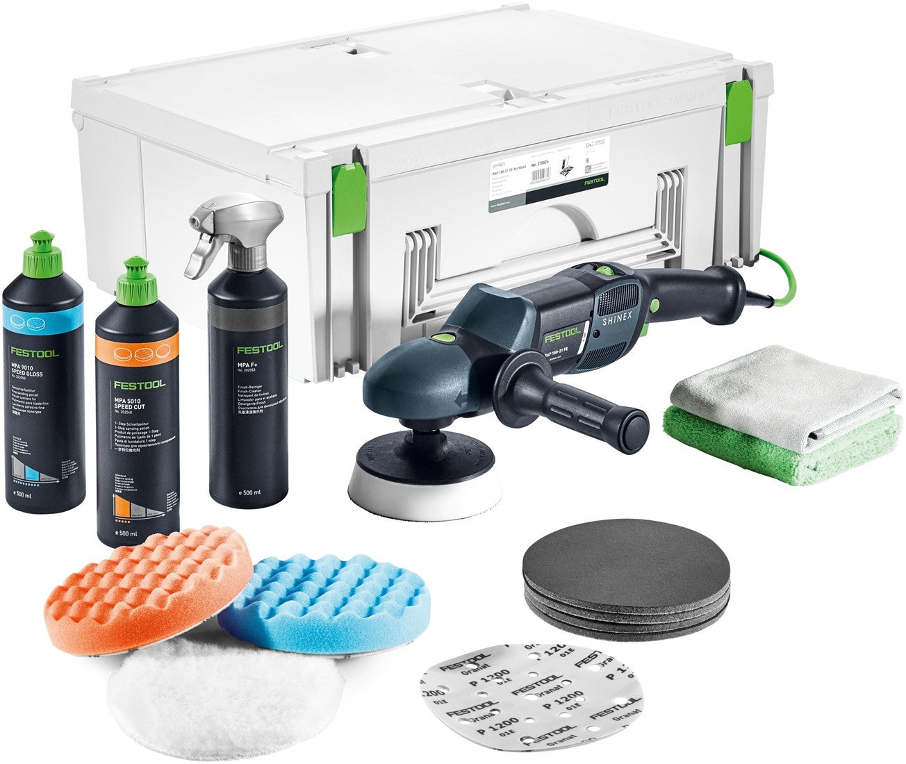 Festool Rotationspolierer RAP 150-21 FE-Set Holz im Systainer 574907