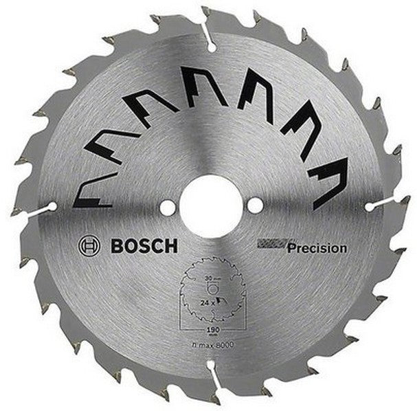 Bosch Blauw PRECISION Cirkelzaagblad 190x2.5x30mm 24T