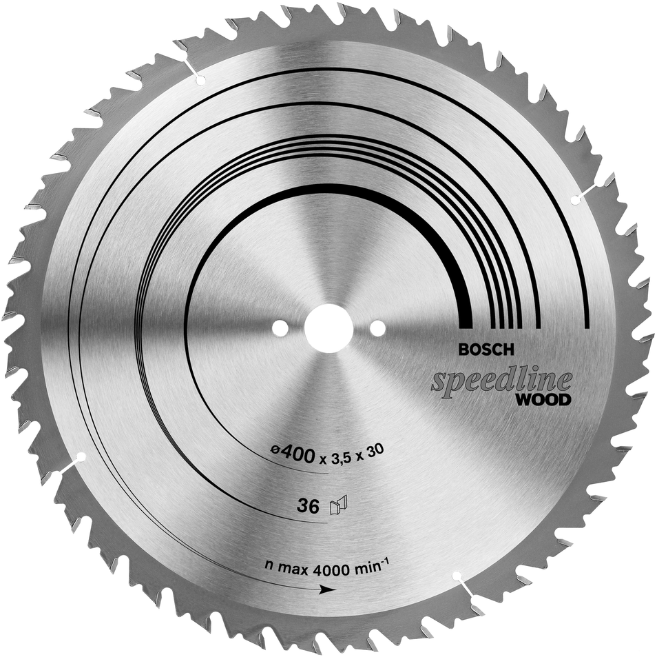 Bosch Blue Speedline Wood Circular Saw Blade 400x3.5/2.5x30mm 36T