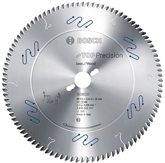 Bosch Blauw Top Precision Best for Wood Cirkelzaagblad 315x30mm 72T