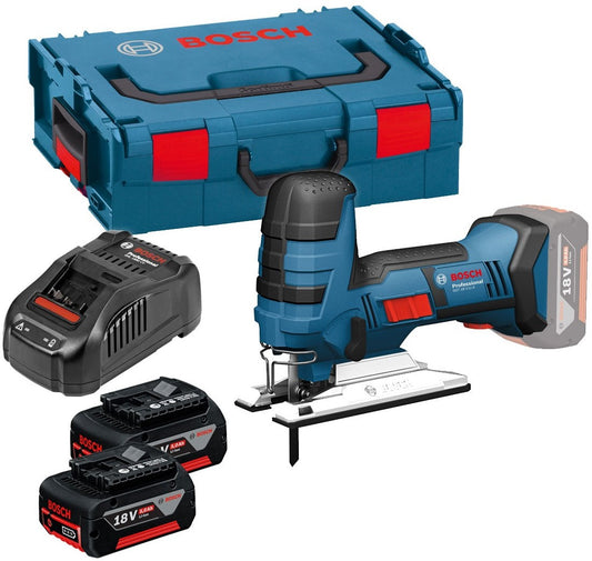 Bosch Blue GST 18 V-Li S Cordless Jigsaw 18V 5.0Ah Li-ion in L-Boxx - 06015A5104