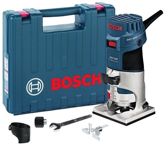 Bosch Blauw GKF 600 Kantenfrees 6mm/8mm 600W 230V in Koffer