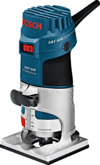 Bosch Blauw GKF 600 Kantenfrees 6mm/8mm 600W 230V in L-BOXX