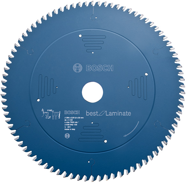 Bosch Blue Best for Laminate Circular Saw Blade 254x30mm 84T