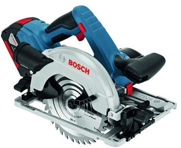 Bosch Blue GKS 18 V-57 G Click &amp; Go Akku-Handkreissäge 165mm 18V 5,0Ah Li-Ion in L-BOXX