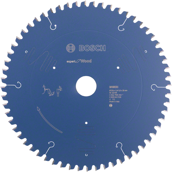 Bosch Blauw Expert for Wood Cirkelzaagblad 254x2.4/1.8x30mm 60T