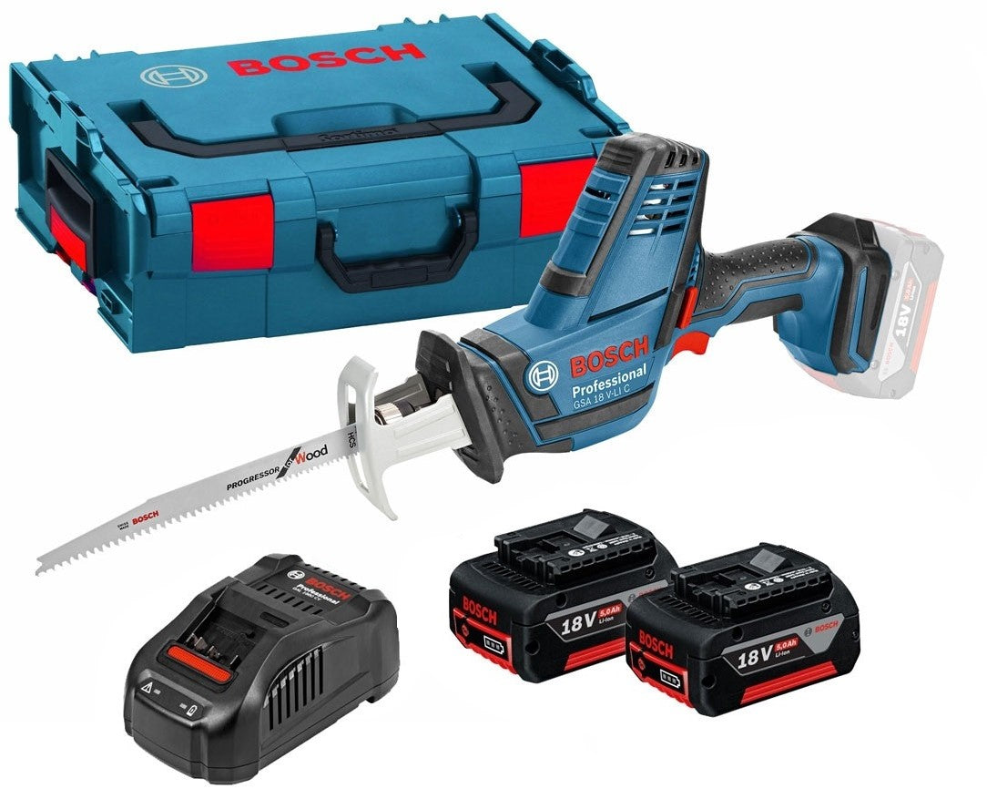 Bosch Blue GSA 18 V-Li C Säbelsäge 18V 5,0Ah Li-Ion in L-Boxx - 06016A5002