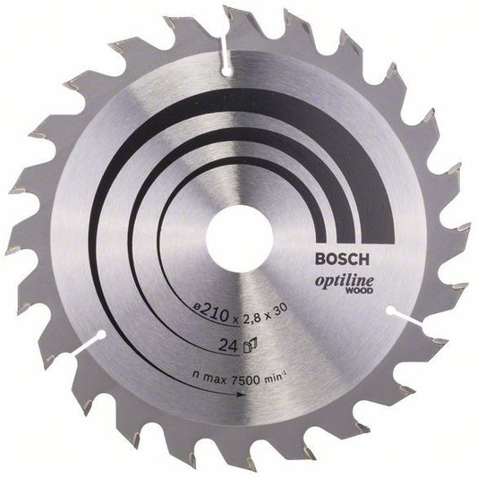 Bosch Blue Optiline Wood Circular Saw Blade 150x2.4/1.4x20mm 24T