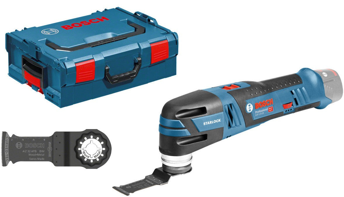 Bosch Blauw GOP 12V-28 Accu Multitool 12V Losse Body in L-Boxx