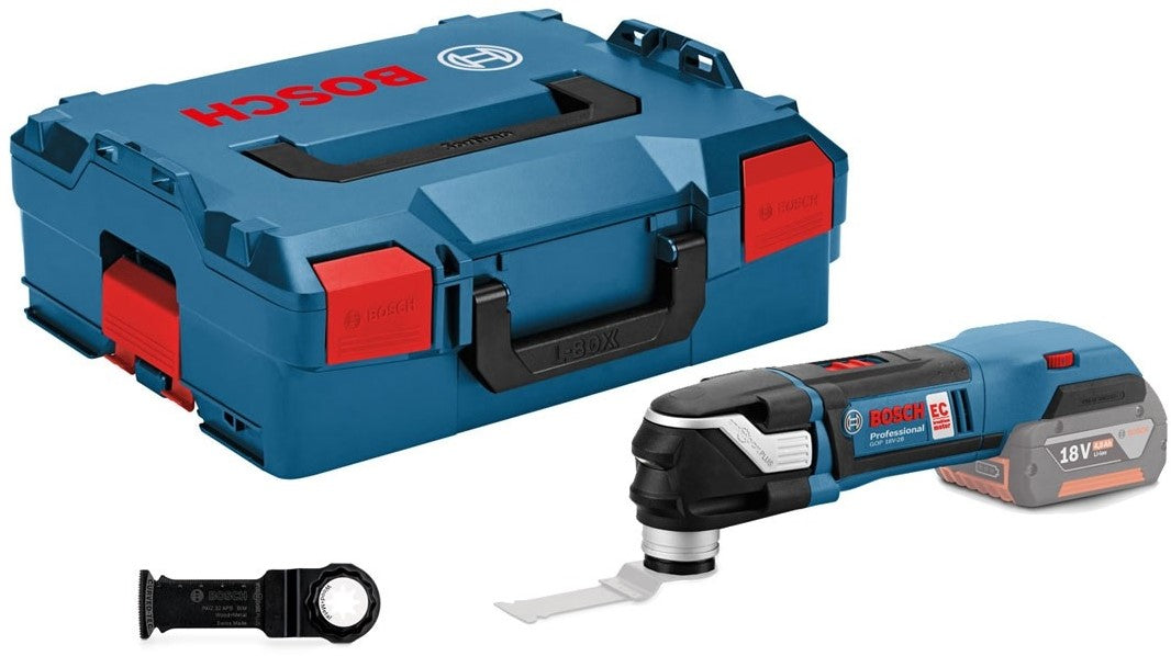 Bosch Blauw GOP 18 V-28 Accu Multitool 18V Losse Body in L-Boxx - 06018B6001