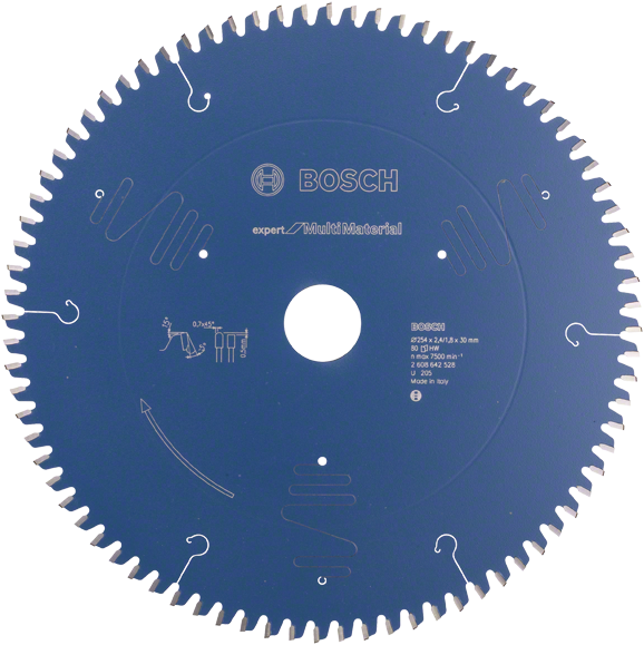 Bosch Blue Expert for Multi Material Circular Saw Blade 254x30mm 80T
