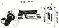 Bosch Professional GWS 18-125 V-Li Accu Haakse Slijper 18V Losse Body in L-Boxx - 060193A308