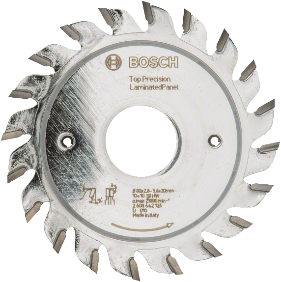 Bosch Blauw Top Precision Laminated Panel Voorritsblad 80x20mm 20T