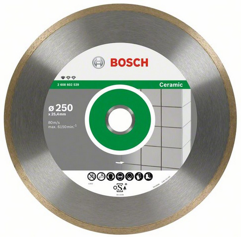 Bosch Professional for Ceramic Diamantdoorslijpschijf 230 millimeter 25,40 millimeter BOS-2608602538