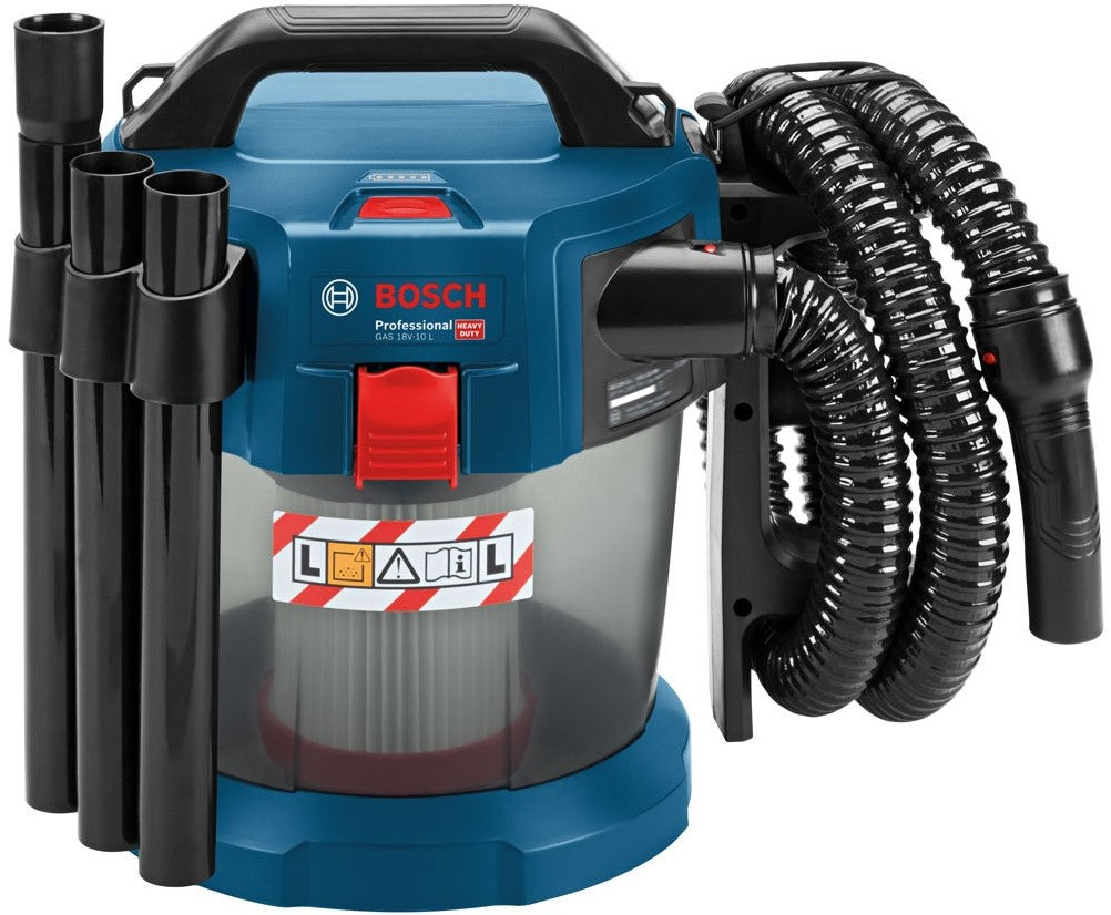 Bosch Blue GAS 18 V-10 L Cordless Vacuum Cleaner 10L L-Class 18V Loose Body - 06019C6300