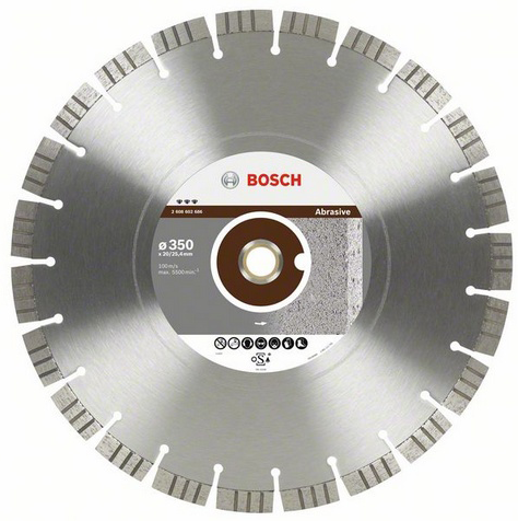 Bosch Best for Abrasive Diamond Cutting Disc 450 millimeters 25.40 millimeters BOS-2608602688