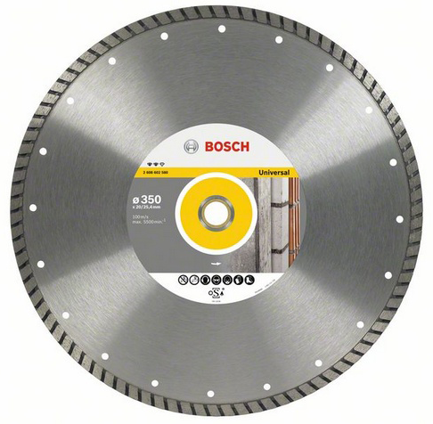 Bosch Expert for Universal Turbo Diamantdoorslijpschijf 350 millimeter 20/25,40* millimeter BOS-2608602580
