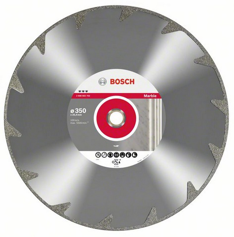 Bosch Best for Marble Diamond cutting disc 350 millimeters 25.40* millimeters BOS-2608602702