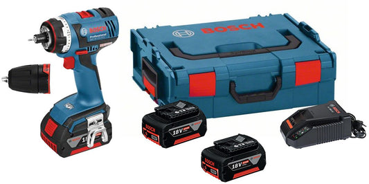 Bosch Blue GSR 18 V-EC FC2 Cordless Drill Driver 18V 4.0Ah Li-Ion in L-Boxx