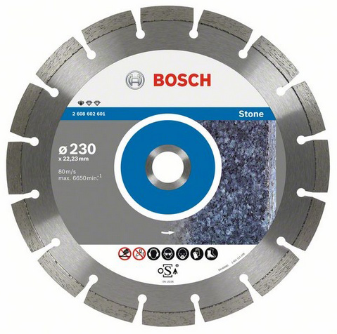 Bosch Standard for Stone Diamantdoorslijpschijf 115 millimeter 22,23 millimeter BOS-2608603235