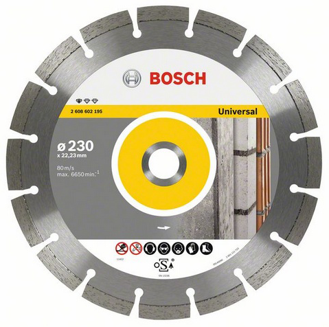 Bosch Standard for Universal Diamantdoorslijpschijf 115 millimeter 22,23 millimeter BOS-2608603244