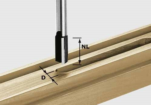 Festool HW S8 D25/20 Nutfräser HW