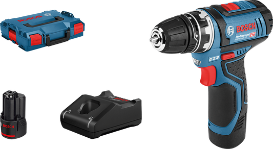 Bosch Blue GSR 12V-15 FC Cordless Drill Driver 12V 2.0Ah Li-ion in L-Boxx - 06019F6001