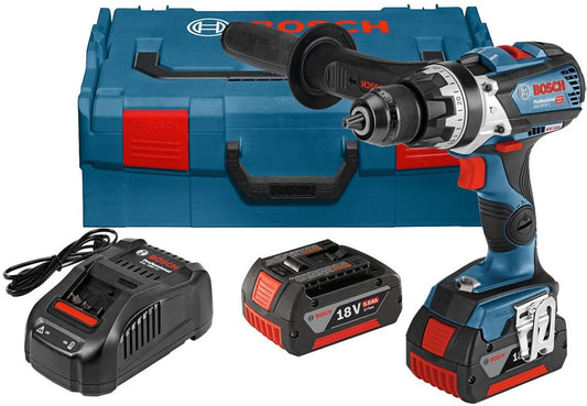 Bosch Blue GSB 18V-85 C Akku-Schlagbohrschrauber 18V 5,0Ah Li-Ion in L-Boxx - 06019G0300