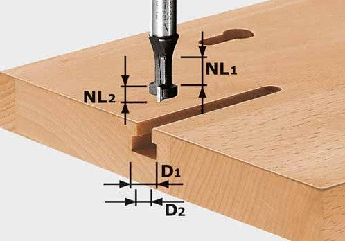 Festool HW S8 D10,5/NL13 T-groeffrees HW