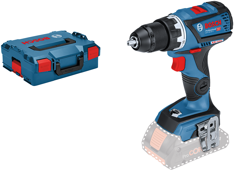 Bosch Professional GSR 18 V-60 C Cordless Drill/Screwdriver 18V Loose Body in L-Boxx - 06019G1103