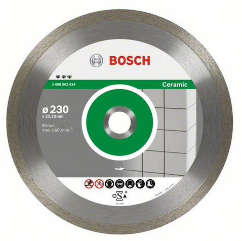 Bosch Best for Ceramic Diamond cutting disc 180 millimeters 22.23 millimeters BOS-2608602633