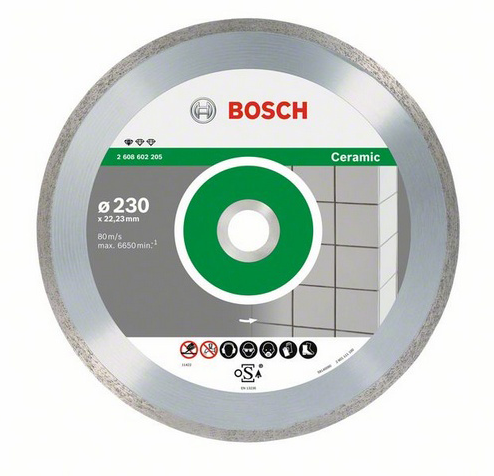 Bosch Standard for Ceramic Diamantdoorslijpschijf 125 millimeter 22,23 millimeter BOS-2608603232