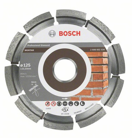 Bosch Expert for Mortar Voegenfrees 125 millimeter 22,23 millimeter BOS-2608602534