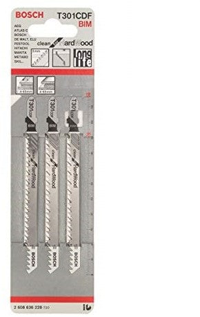 Bosch T 301 CDF Decoupeerzaagblad Clean for Hard Wood  VE=3 - 2608636228