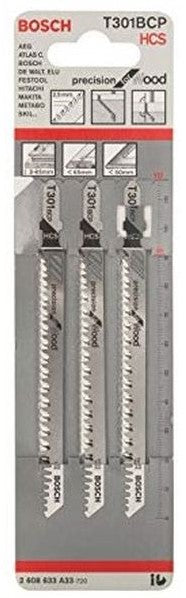 Bosch T 301 BCP Decoupeerzaagblad Precision for Wood VE=3 - 2608633A33