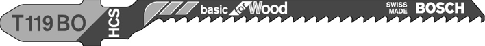 Bosch T 119 BO Decoupeerzaagblad BOS-2608637879