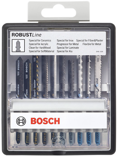 Bosch Robust Line Top Expert 10-delige decoupeerzaagbladenset BOS-2607010574
