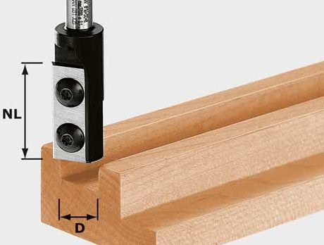 Festool HW D16/30 S8 Drehmesser Nutfräser