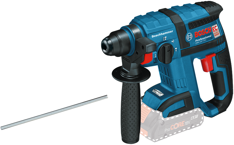 Bosch Professional GBH 18V-EC Cordless Rotary Hammer 18V Loose Body - 0611904000