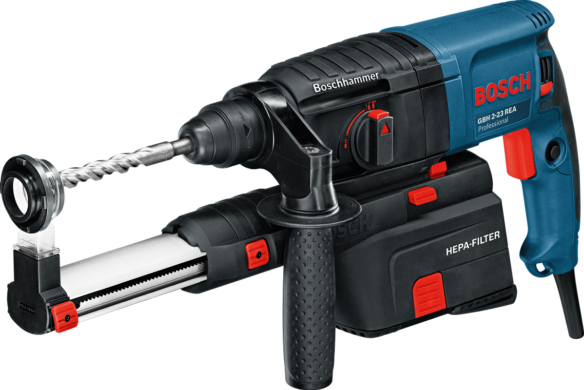 Bosch Professional GBH 2-23 REA Boorhamer met Afzuiging SDS-PLUS 2,3J 710W 230V - 0611250500
